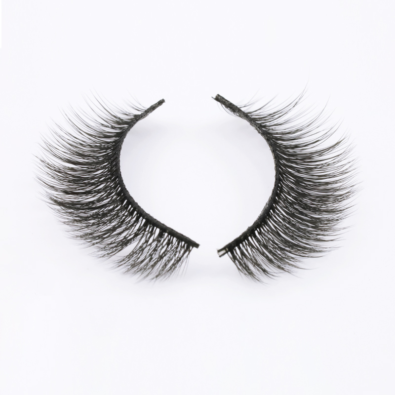 Best Seller Private Box 3D Silk Fake Eyelashes Wholeslae Price Lashes Soft and Natural Strip Lashes in the UK YY102